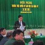 Thường trực Huyện ủy làm việc với Đảng ủy xã Bồi Sơn về việc triển khai nhiệm vụ sau Đại hội Đảng bộ và thực hiện chương trình mục tiêu Quốc gia xây dựng NTM.